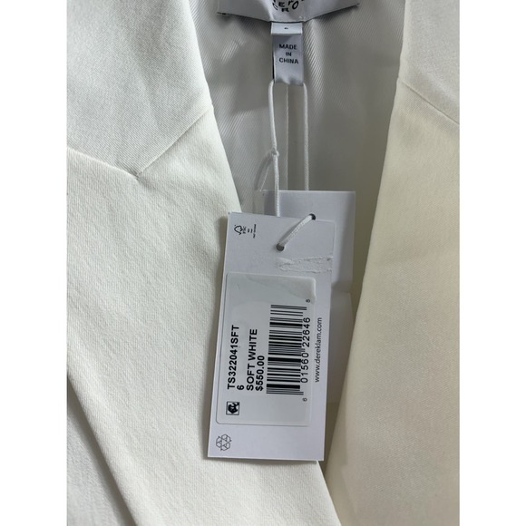 Derek Lam NWT 10 Crosby Walter Double Breasted‎ Jacket, Soft White Size 6 - Picture 6 of 10